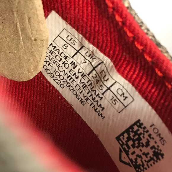 Toms shoes boy size 8 - Picture 5 of 8